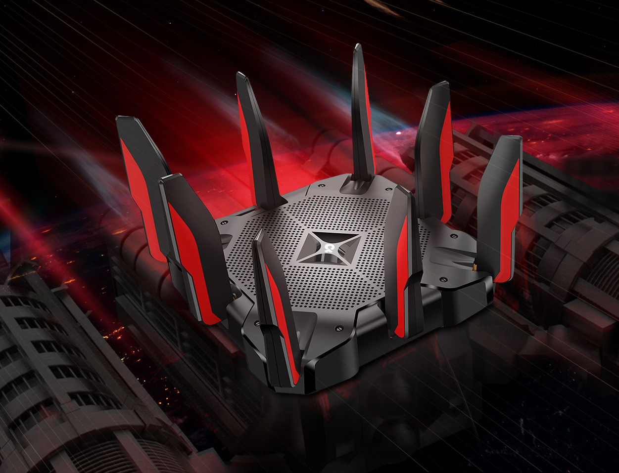 TP-Link Archer AX11000 - Wireless router - 8-port switch - GigE